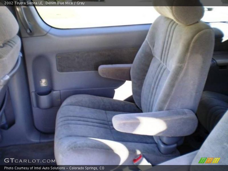 Denim Blue Mica / Gray 2002 Toyota Sienna LE