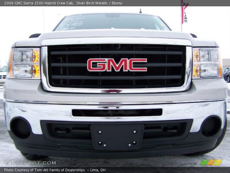 Silver Birch Metallic / Ebony 2009 GMC Sierra 1500 Hybrid Crew Cab