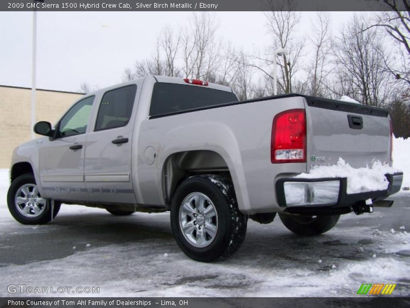 Silver Birch Metallic / Ebony 2009 GMC Sierra 1500 Hybrid Crew Cab