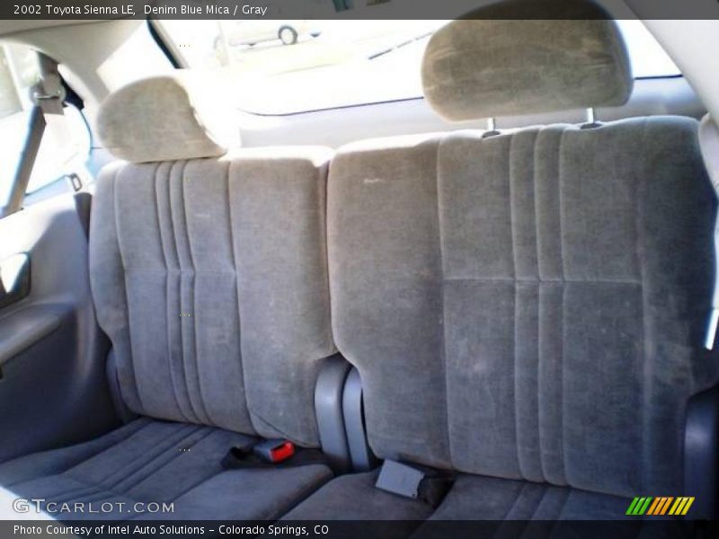 Denim Blue Mica / Gray 2002 Toyota Sienna LE