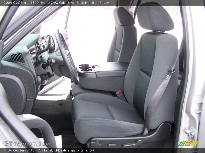 Silver Birch Metallic / Ebony 2009 GMC Sierra 1500 Hybrid Crew Cab