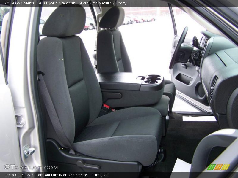 Silver Birch Metallic / Ebony 2009 GMC Sierra 1500 Hybrid Crew Cab