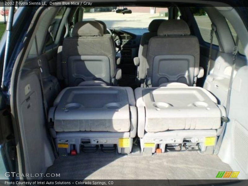 Denim Blue Mica / Gray 2002 Toyota Sienna LE