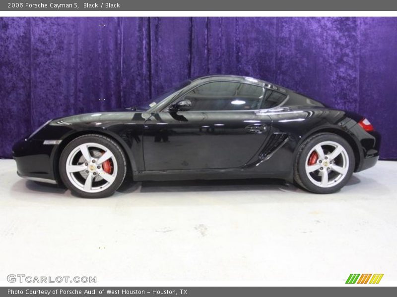 Black / Black 2006 Porsche Cayman S