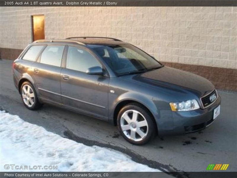 Dolphin Grey Metallic / Ebony 2005 Audi A4 1.8T quattro Avant