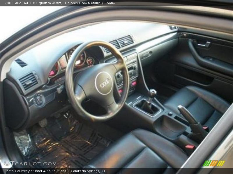 Dolphin Grey Metallic / Ebony 2005 Audi A4 1.8T quattro Avant