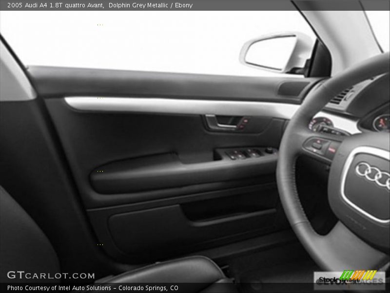 Dolphin Grey Metallic / Ebony 2005 Audi A4 1.8T quattro Avant
