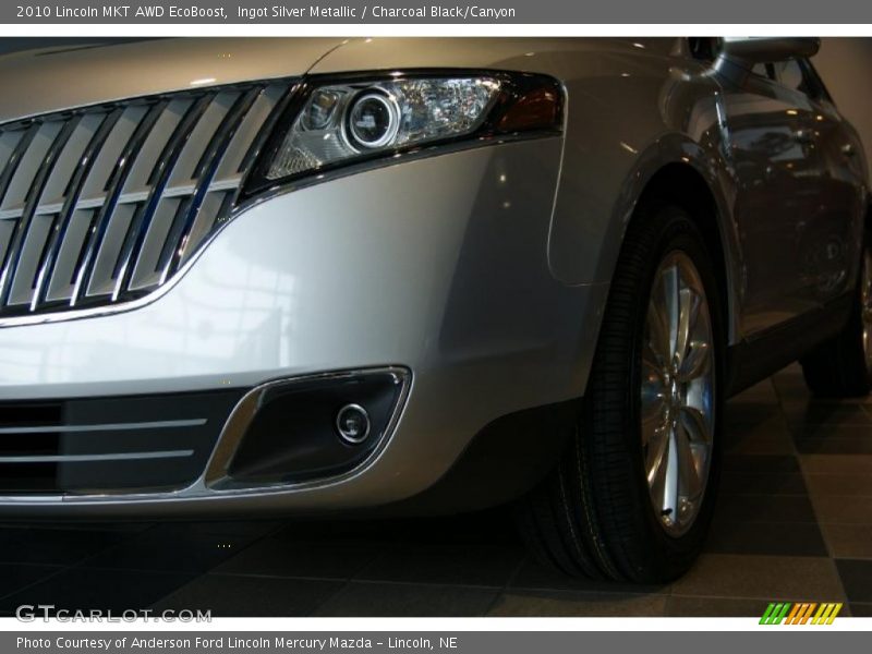 Ingot Silver Metallic / Charcoal Black/Canyon 2010 Lincoln MKT AWD EcoBoost