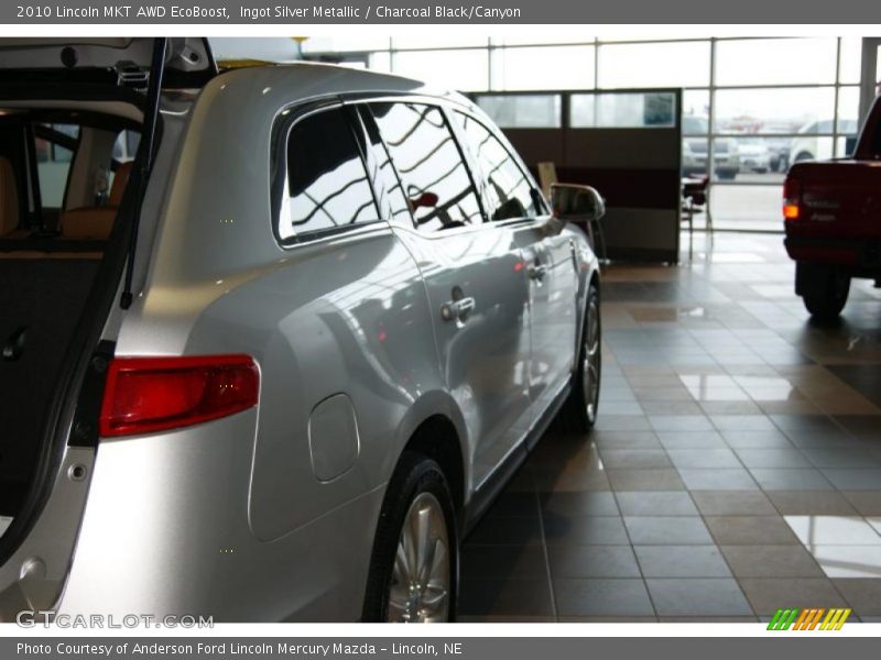 Ingot Silver Metallic / Charcoal Black/Canyon 2010 Lincoln MKT AWD EcoBoost