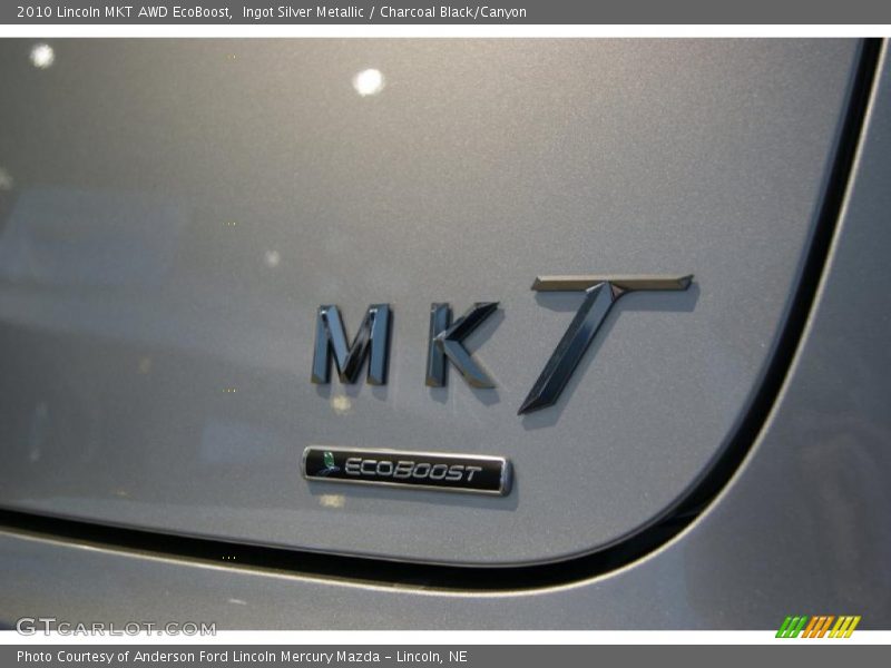 Ingot Silver Metallic / Charcoal Black/Canyon 2010 Lincoln MKT AWD EcoBoost