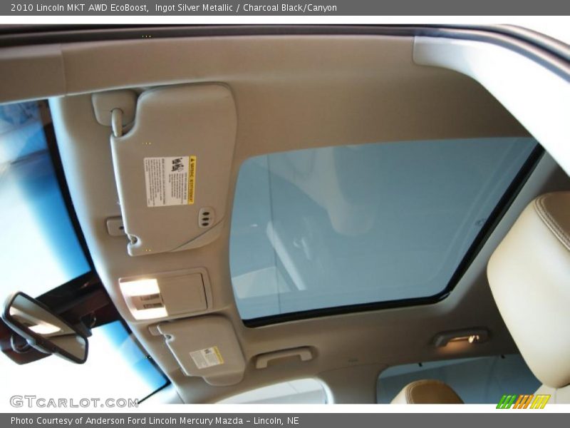 Ingot Silver Metallic / Charcoal Black/Canyon 2010 Lincoln MKT AWD EcoBoost