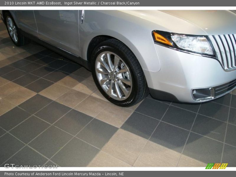 Ingot Silver Metallic / Charcoal Black/Canyon 2010 Lincoln MKT AWD EcoBoost