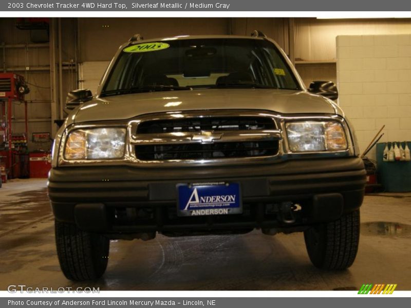Silverleaf Metallic / Medium Gray 2003 Chevrolet Tracker 4WD Hard Top