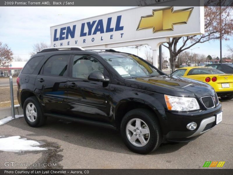Black / Sand 2009 Pontiac Torrent AWD