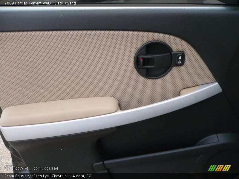 Black / Sand 2009 Pontiac Torrent AWD