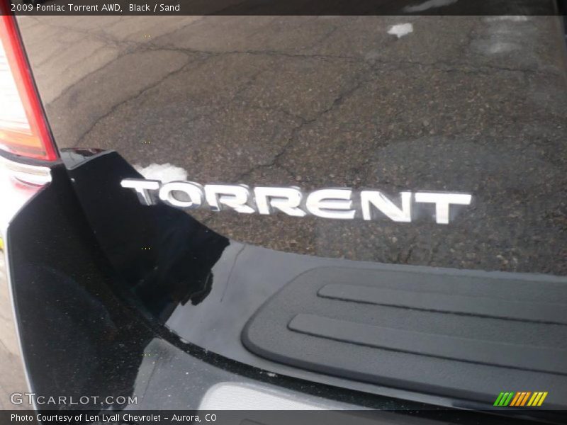 Black / Sand 2009 Pontiac Torrent AWD