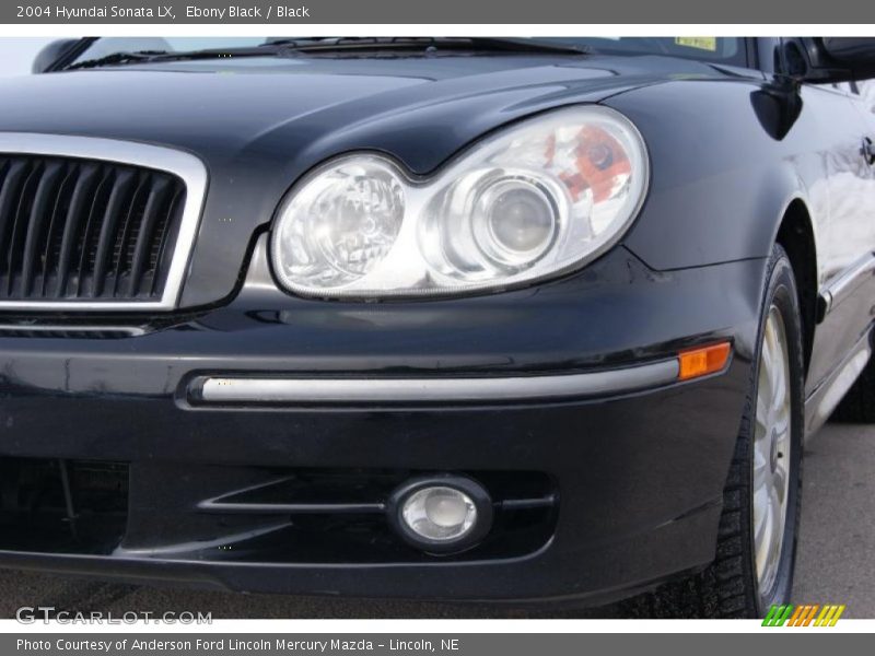 Ebony Black / Black 2004 Hyundai Sonata LX