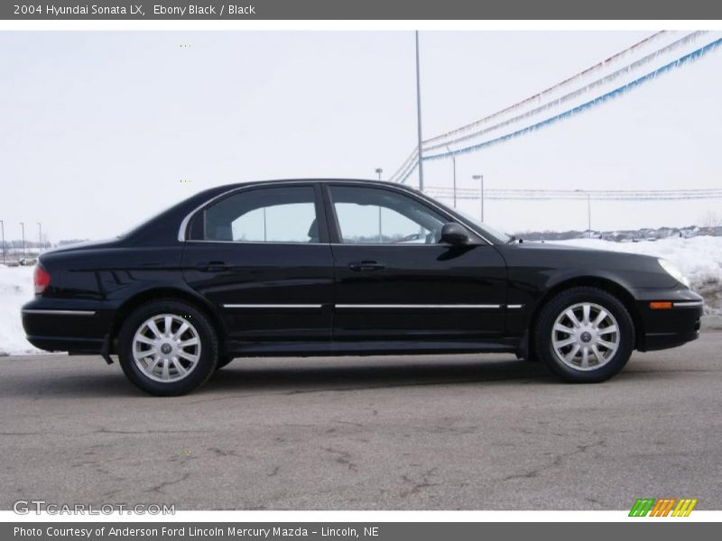 Ebony Black / Black 2004 Hyundai Sonata LX