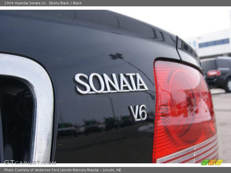 Ebony Black / Black 2004 Hyundai Sonata LX