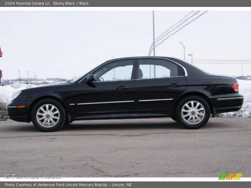 Ebony Black / Black 2004 Hyundai Sonata LX