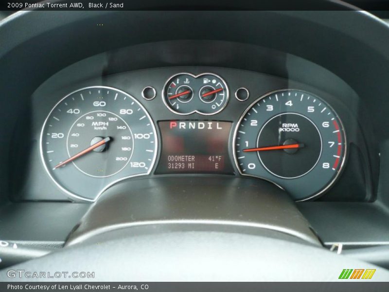 Black / Sand 2009 Pontiac Torrent AWD