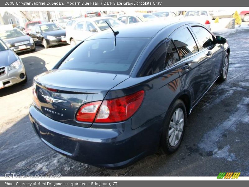 Modern Blue Pearl / Dark Slate Gray/Light Slate Gray 2008 Chrysler Sebring LX Sedan