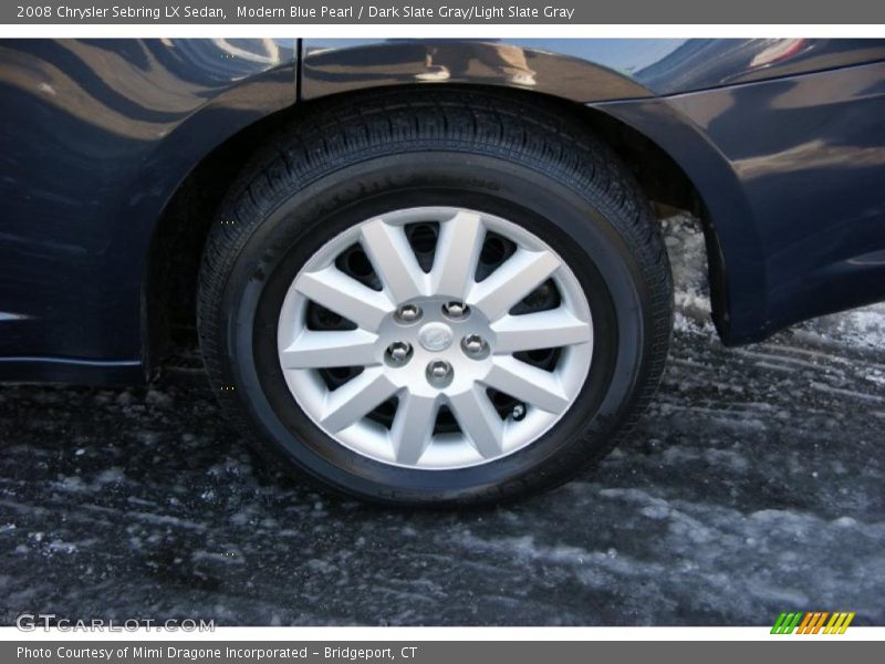 Modern Blue Pearl / Dark Slate Gray/Light Slate Gray 2008 Chrysler Sebring LX Sedan