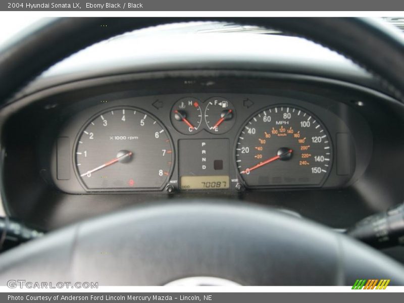 Ebony Black / Black 2004 Hyundai Sonata LX