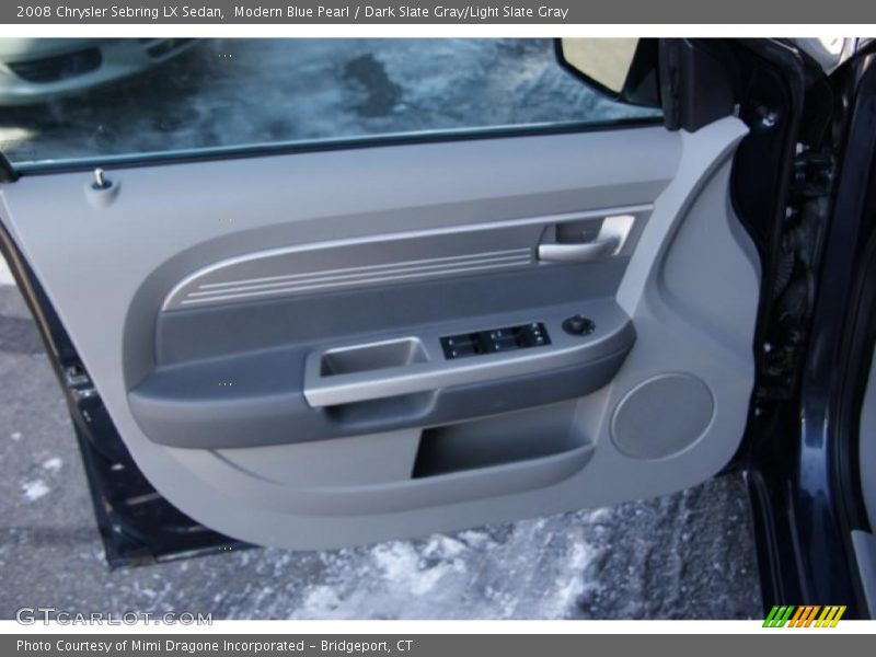 Modern Blue Pearl / Dark Slate Gray/Light Slate Gray 2008 Chrysler Sebring LX Sedan