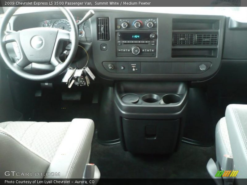 Summit White / Medium Pewter 2009 Chevrolet Express LS 3500 Passenger Van
