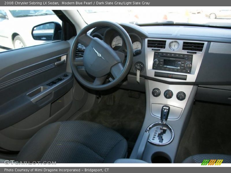 Modern Blue Pearl / Dark Slate Gray/Light Slate Gray 2008 Chrysler Sebring LX Sedan