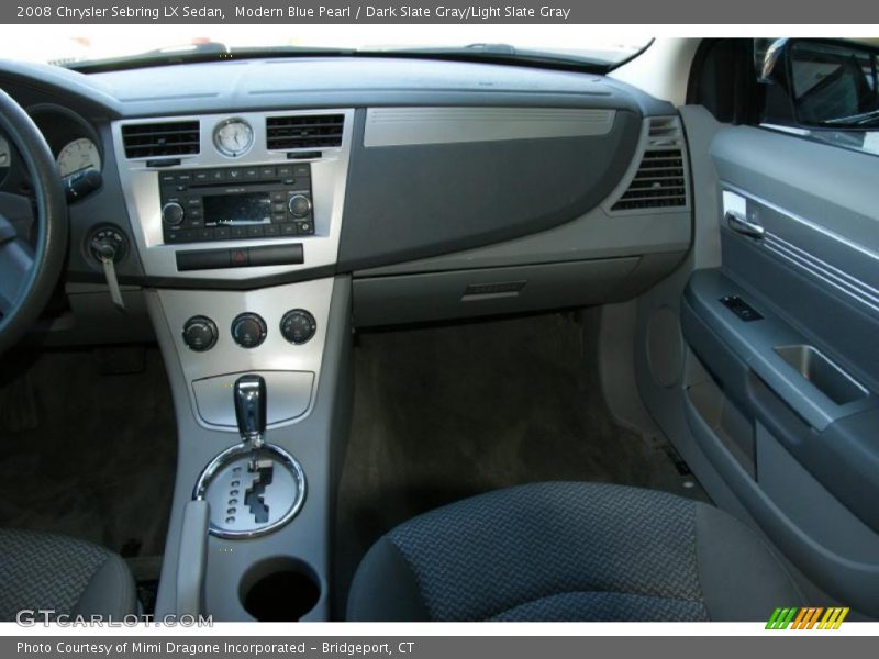 Modern Blue Pearl / Dark Slate Gray/Light Slate Gray 2008 Chrysler Sebring LX Sedan