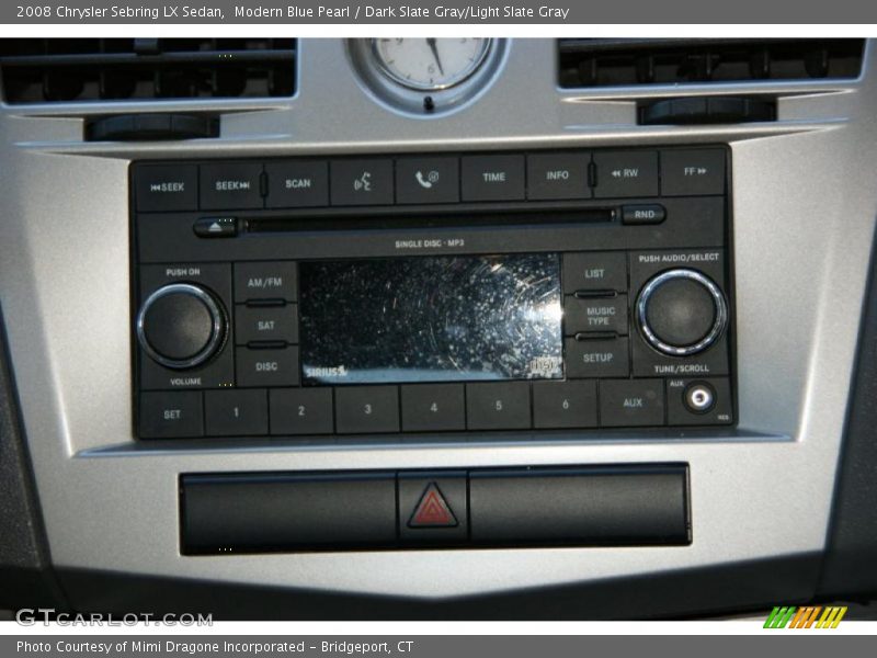 Modern Blue Pearl / Dark Slate Gray/Light Slate Gray 2008 Chrysler Sebring LX Sedan