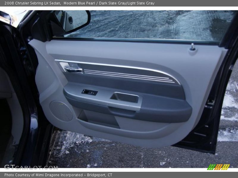 Modern Blue Pearl / Dark Slate Gray/Light Slate Gray 2008 Chrysler Sebring LX Sedan