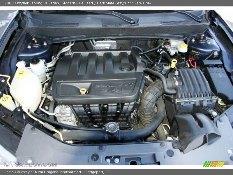 Modern Blue Pearl / Dark Slate Gray/Light Slate Gray 2008 Chrysler Sebring LX Sedan