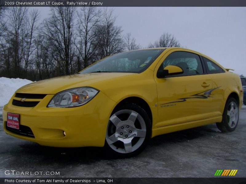 Rally Yellow / Ebony 2009 Chevrolet Cobalt LT Coupe