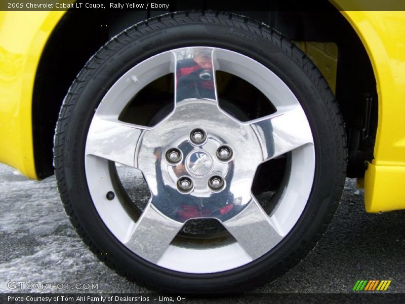 Rally Yellow / Ebony 2009 Chevrolet Cobalt LT Coupe