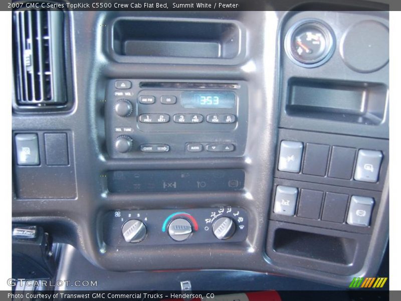 Summit White / Pewter 2007 GMC C Series TopKick C5500 Crew Cab Flat Bed