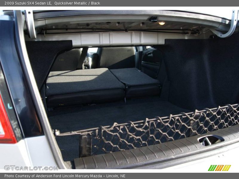 Quicksilver Metallic / Black 2009 Suzuki SX4 Sedan LE