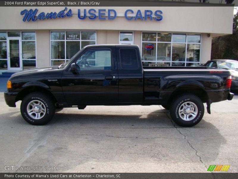 Black / Black/Gray 2004 Ford Ranger Edge SuperCab