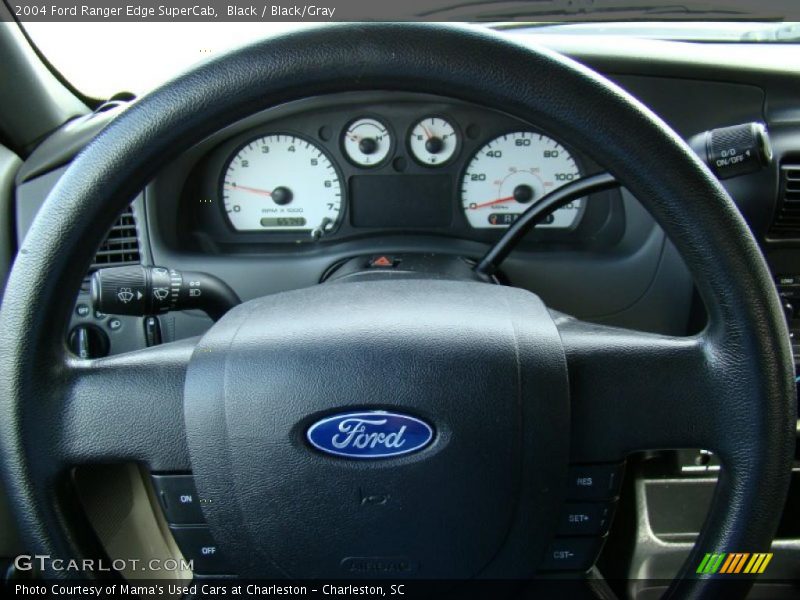 Black / Black/Gray 2004 Ford Ranger Edge SuperCab