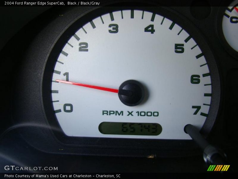 Black / Black/Gray 2004 Ford Ranger Edge SuperCab