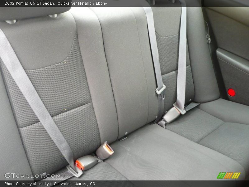 Quicksilver Metallic / Ebony 2009 Pontiac G6 GT Sedan