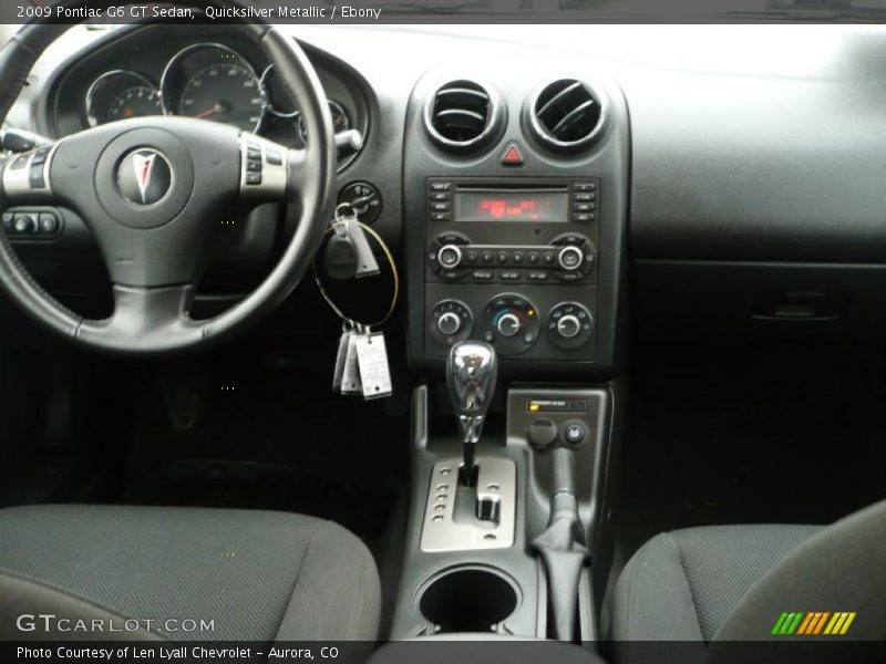 Quicksilver Metallic / Ebony 2009 Pontiac G6 GT Sedan