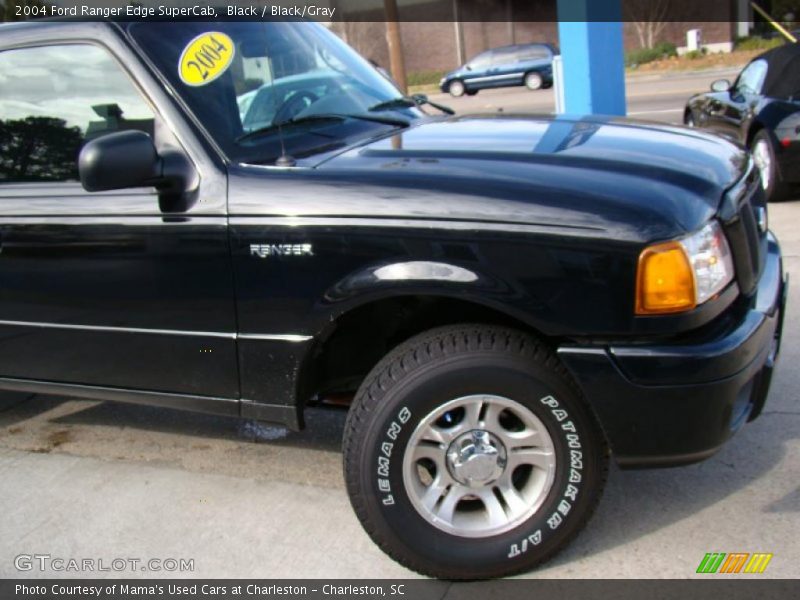 Black / Black/Gray 2004 Ford Ranger Edge SuperCab