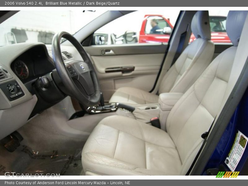 Brilliant Blue Metallic / Dark Beige/Quartz 2006 Volvo S40 2.4i