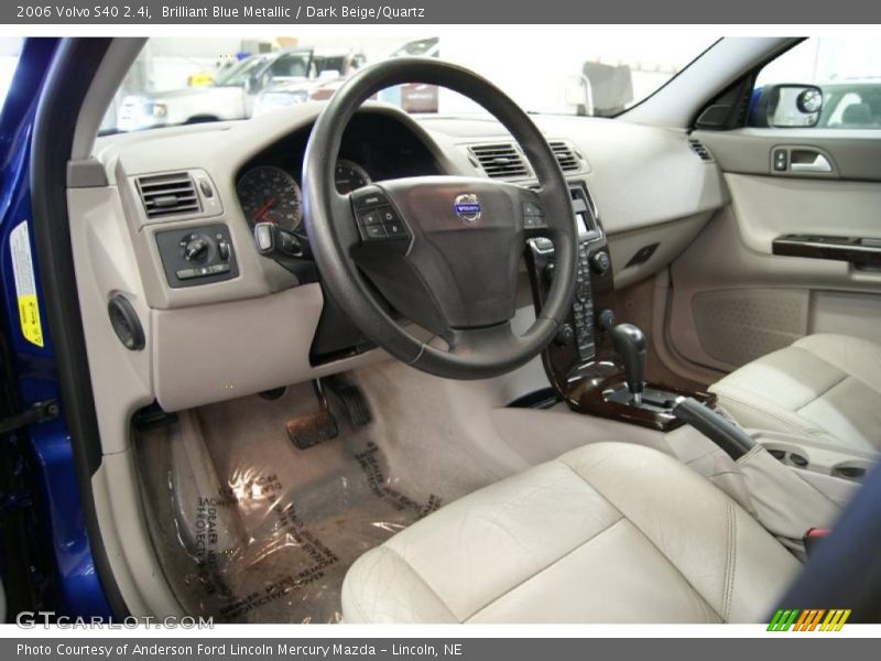 Brilliant Blue Metallic / Dark Beige/Quartz 2006 Volvo S40 2.4i