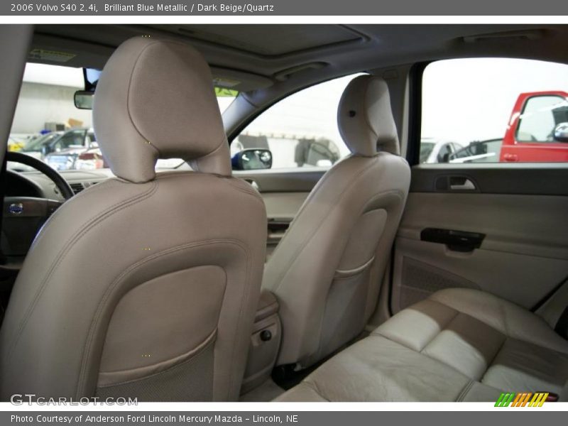 Brilliant Blue Metallic / Dark Beige/Quartz 2006 Volvo S40 2.4i