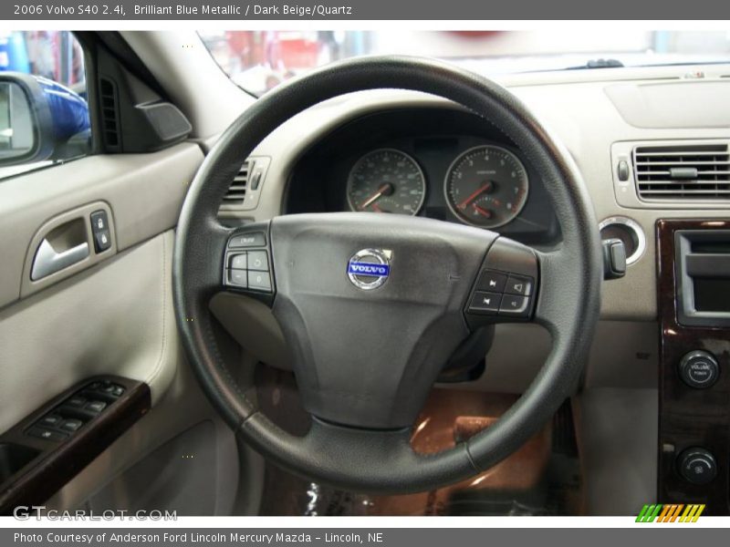 Brilliant Blue Metallic / Dark Beige/Quartz 2006 Volvo S40 2.4i