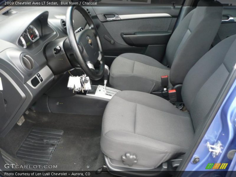 Blue Moon / Charcoal 2009 Chevrolet Aveo LT Sedan